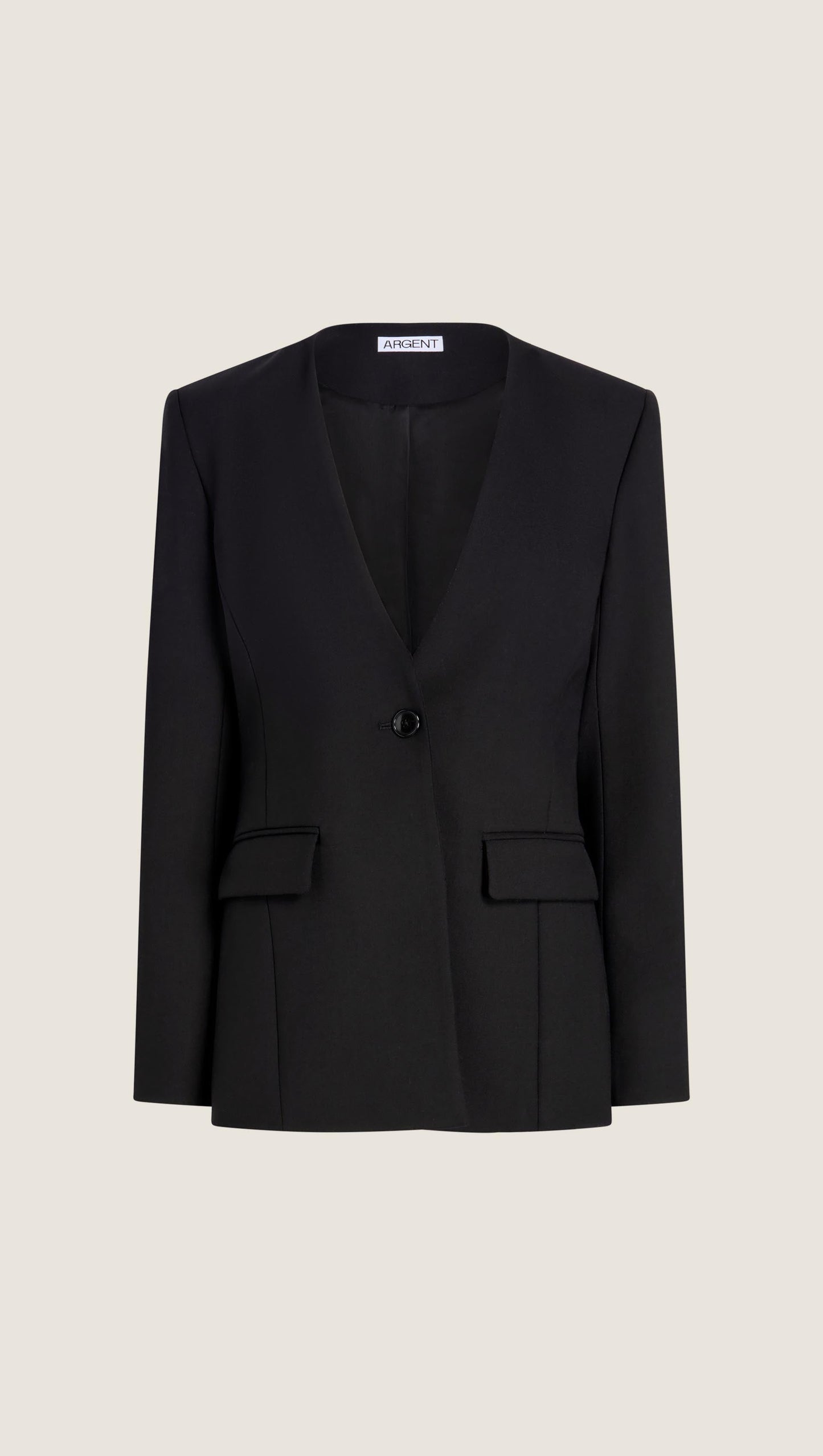 Baxter Blazer in Heavy Wool Twill | Black