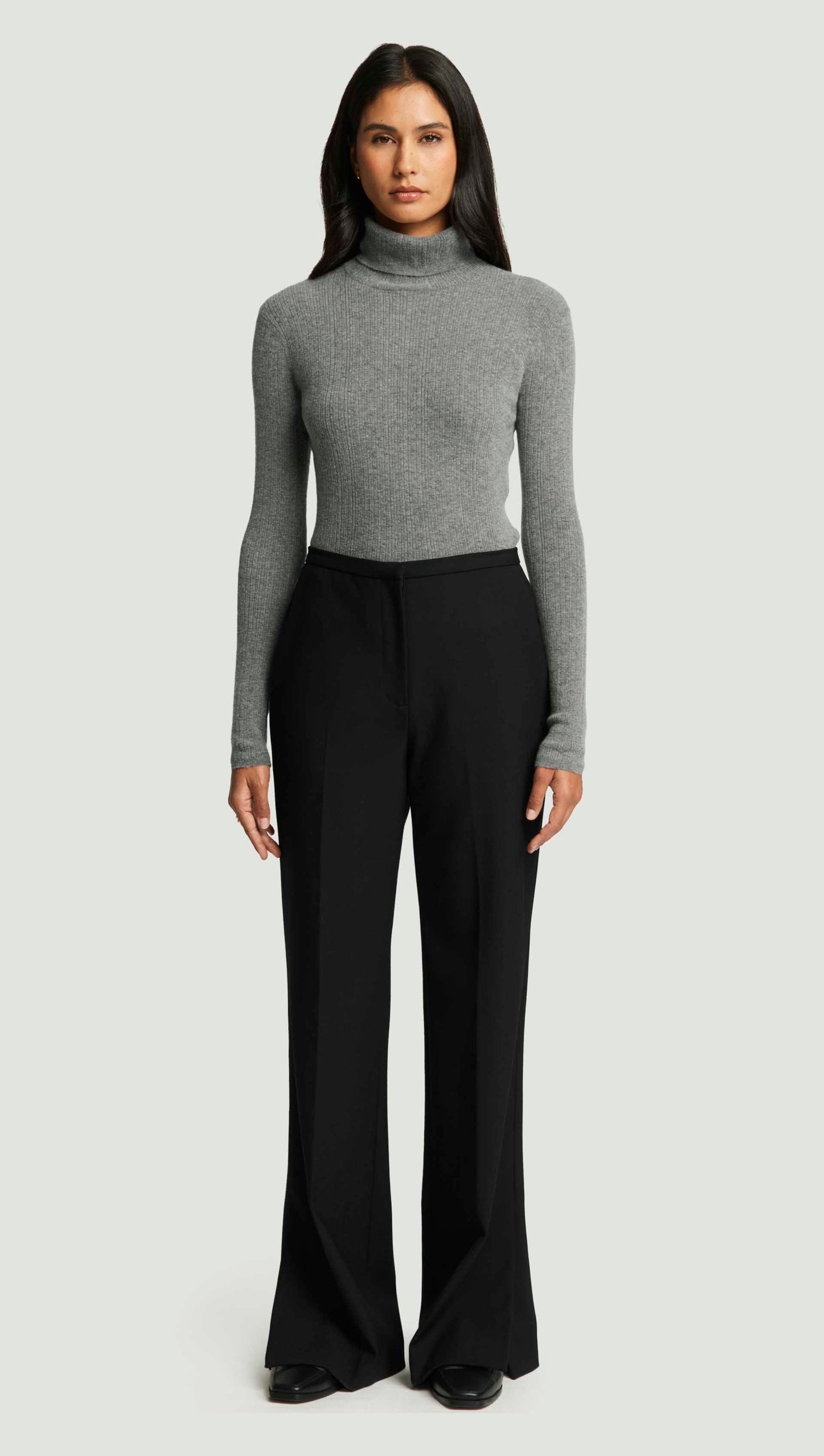 Prince Trouser in Heavy Wool Twill | Black