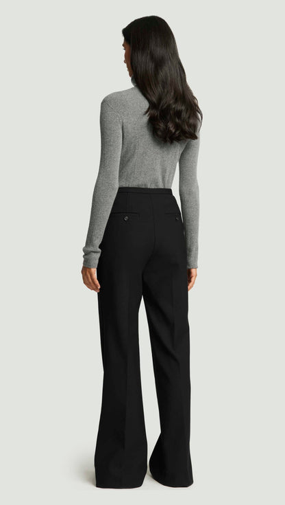 Prince Trouser in Heavy Wool Twill | Black