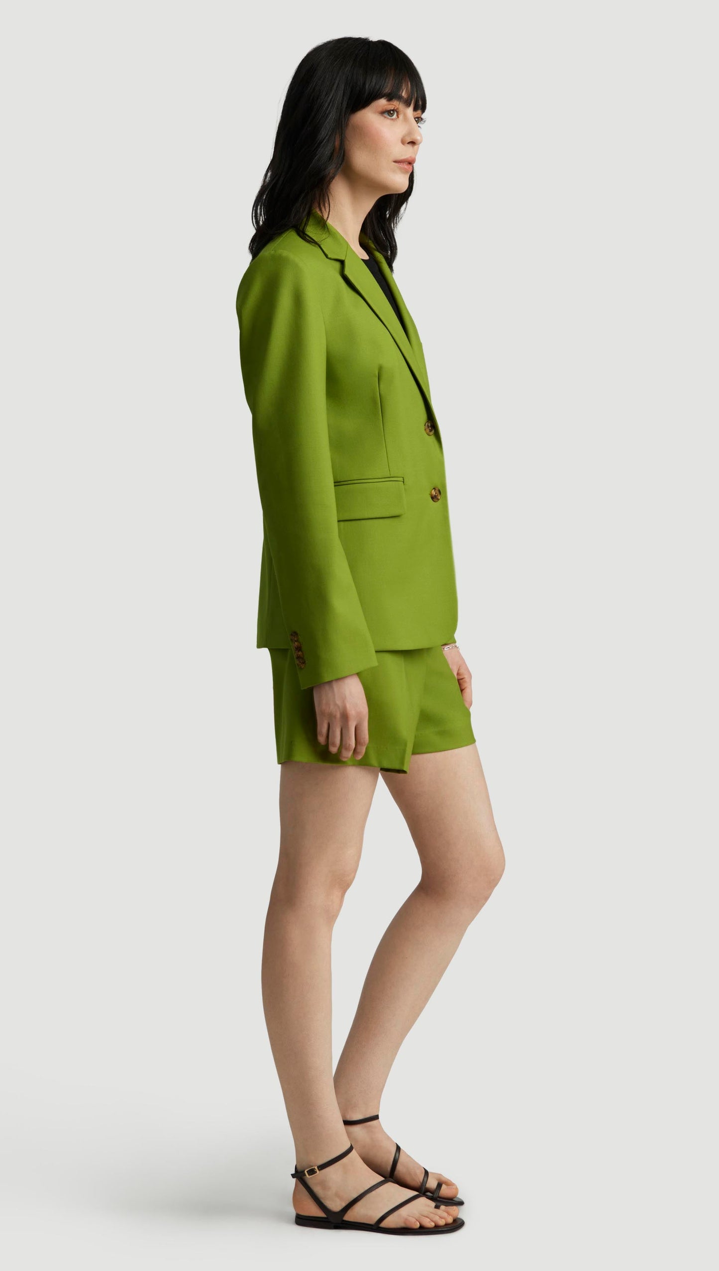 Copain Blazer in Seasonless Wool | Grass