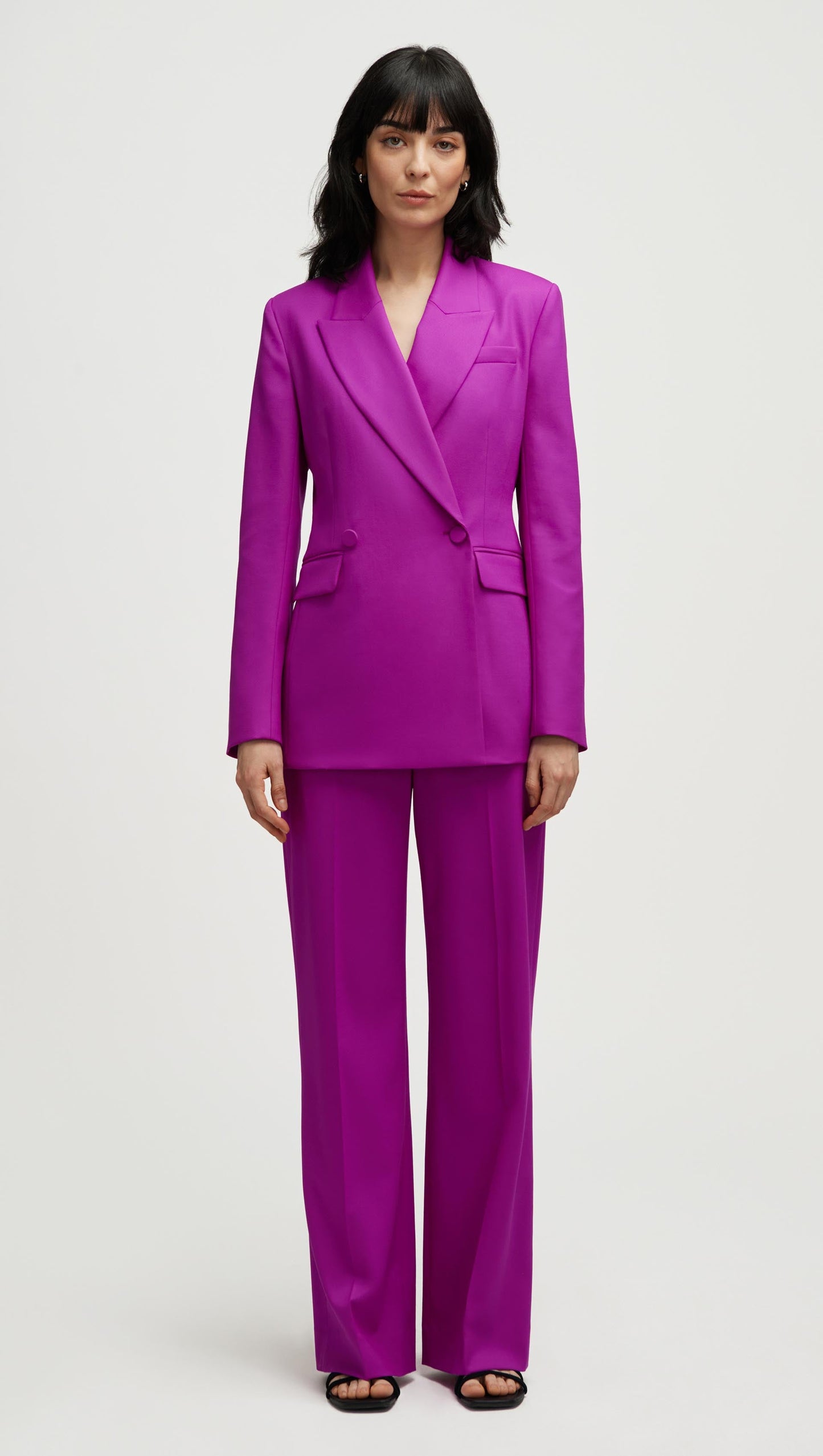 Cooper Blazer in Seasonless Wool | Orchid