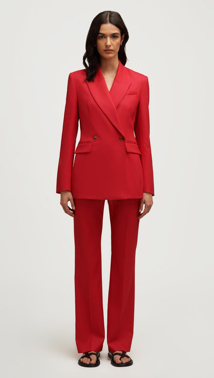 Cooper Blazer in Seasonless Wool | Tomato