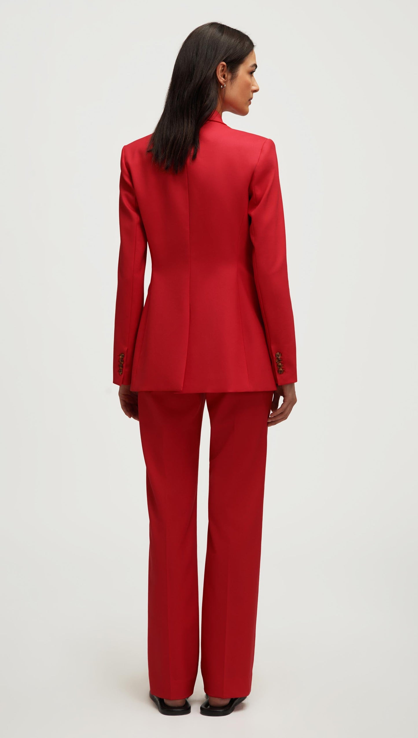 Cooper Blazer in Seasonless Wool | Tomato
