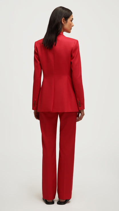 Cooper Blazer in Seasonless Wool | Tomato