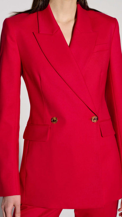 Cooper Blazer in Seasonless Wool | Tomato