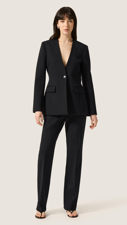 Baxter Blazer in Heavy Wool Twill | Black