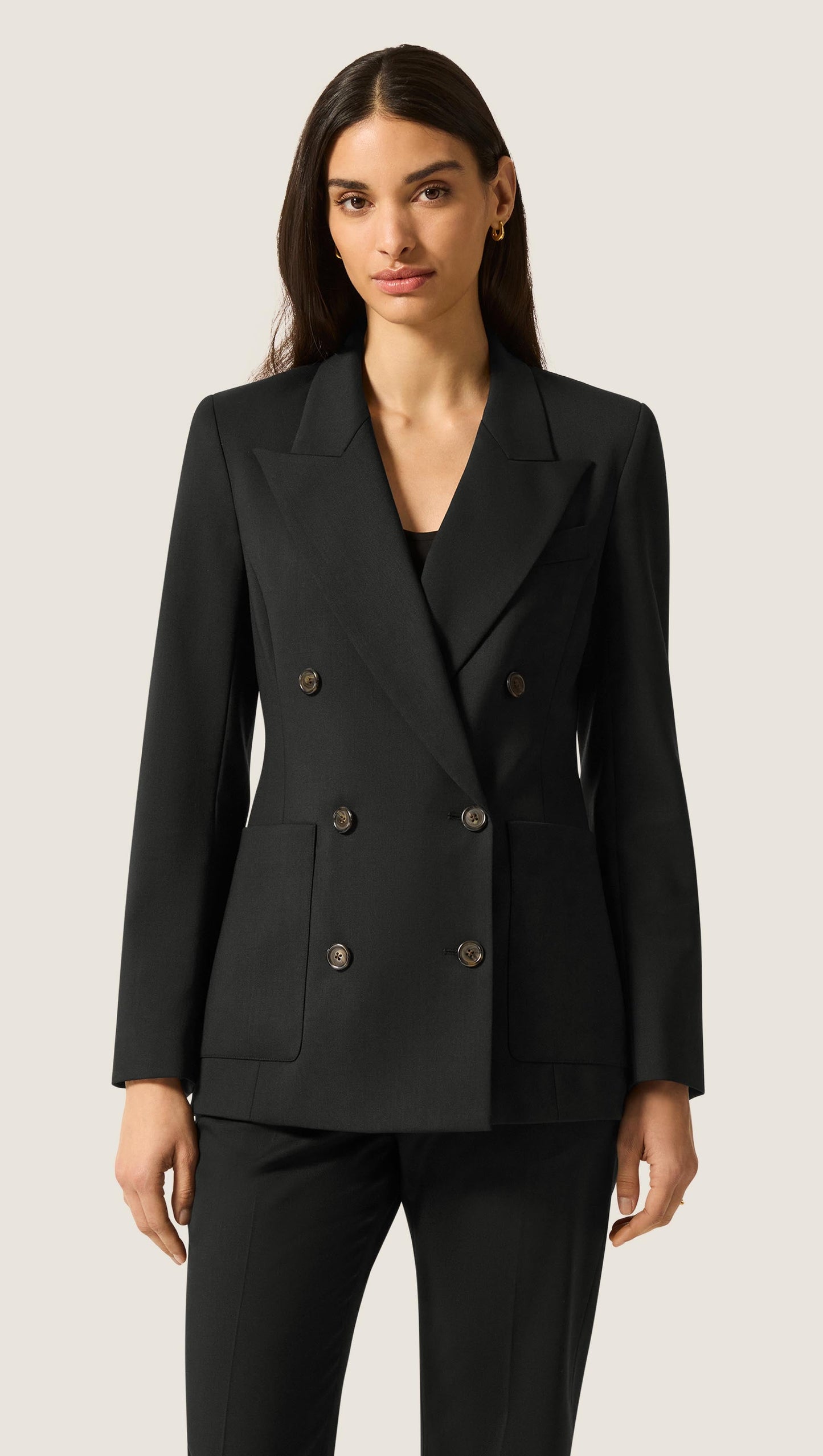 Chelsea Blazer in Seasonless Wool | Black