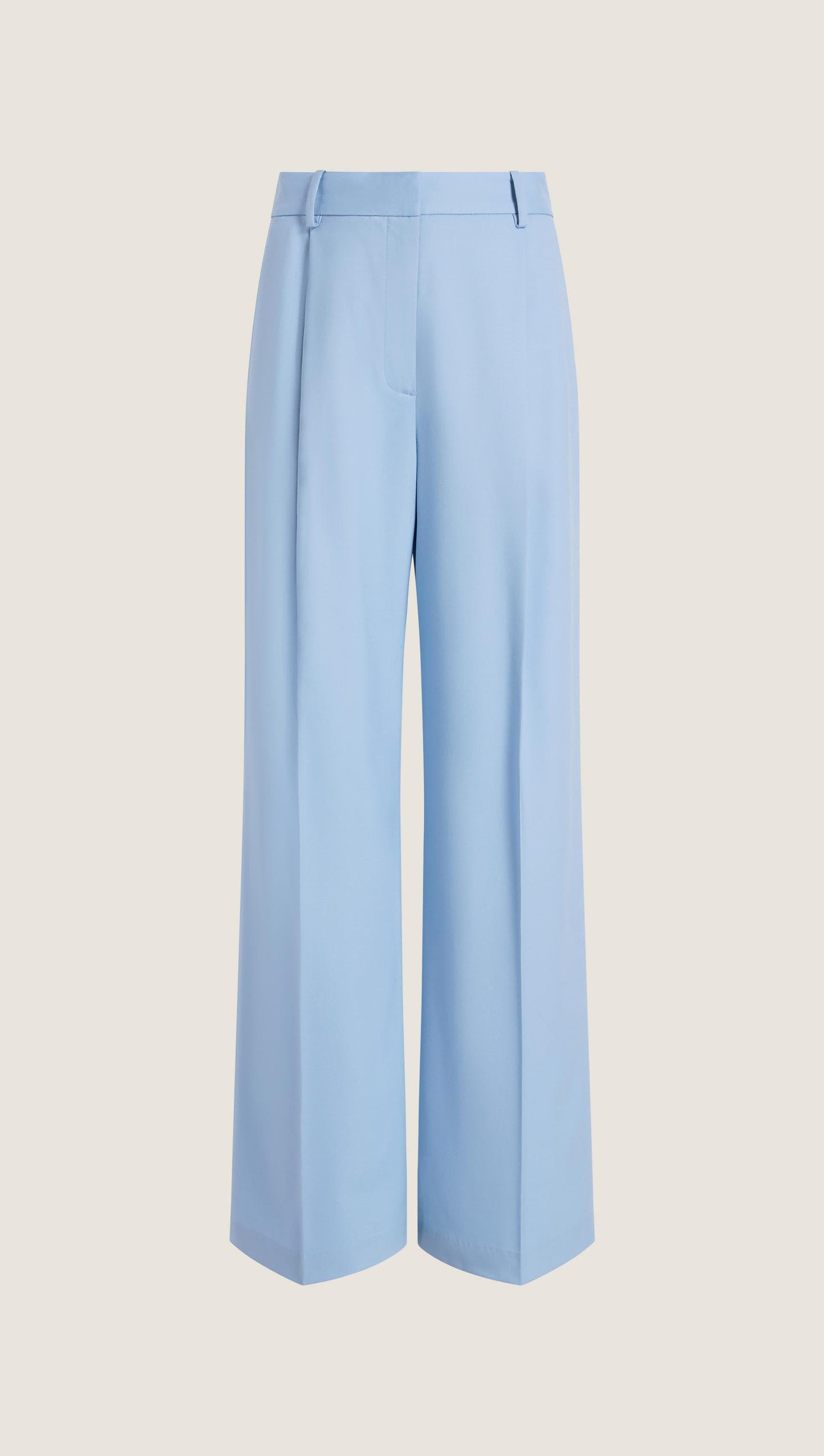 Single Pleat Trouser in Seasonless Wool | Maya Blue