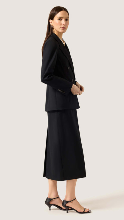 Pencil Skirt in Seasonless Wool | Black