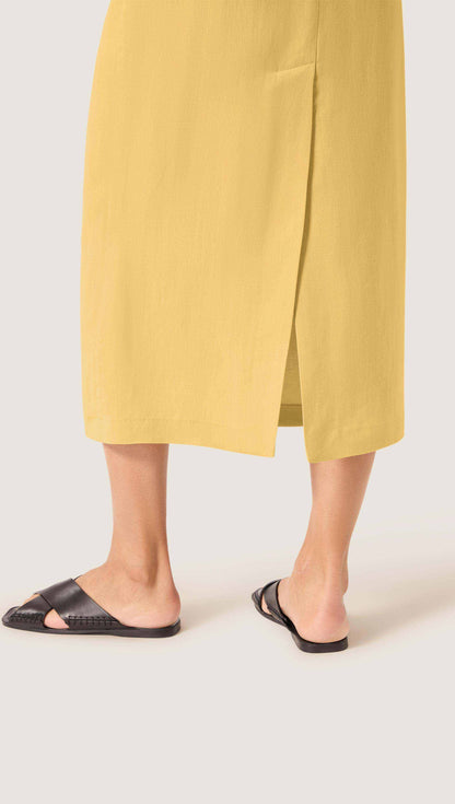 Pencil Skirt in Viscose Linen | Sunflower