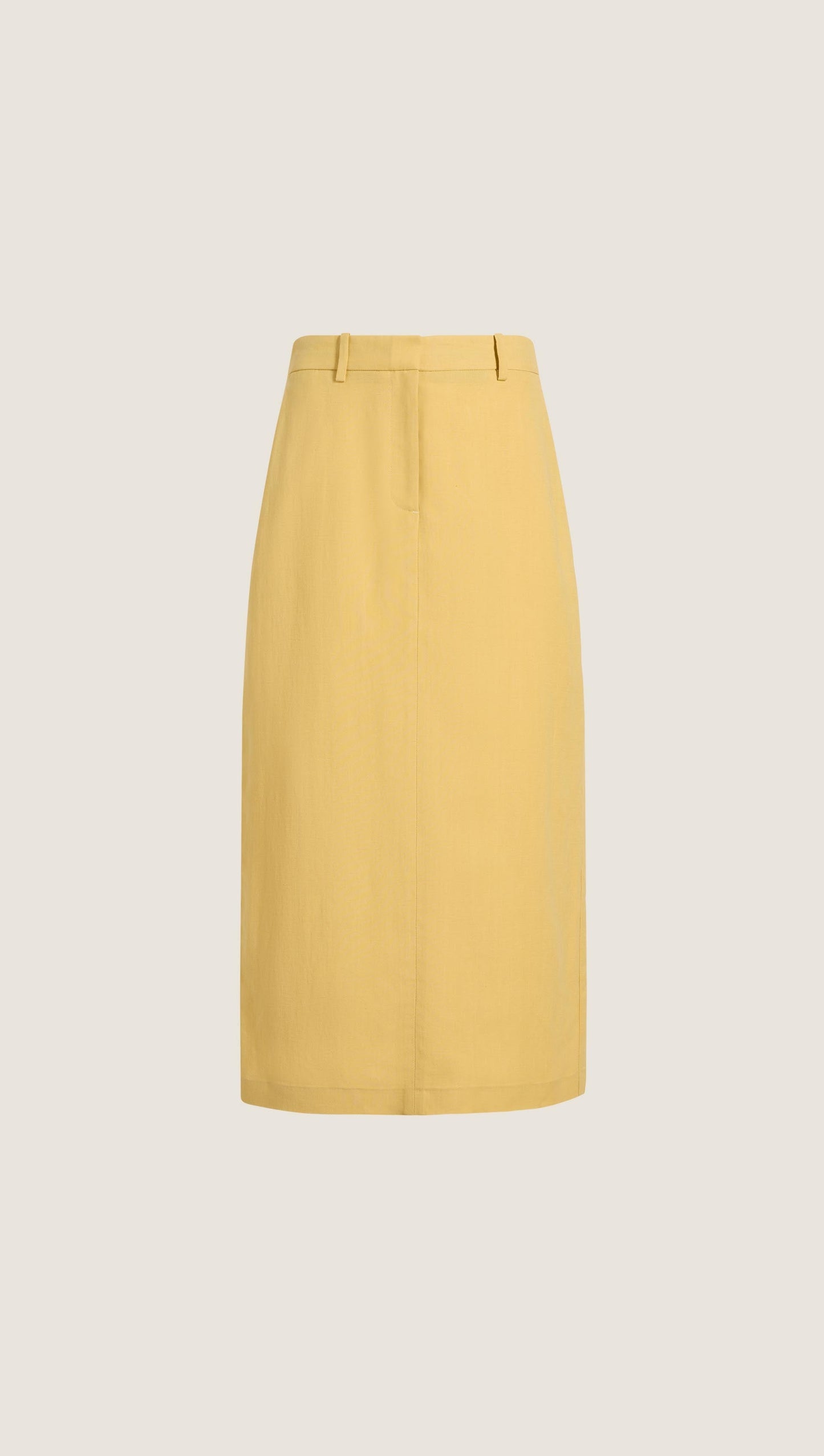 Pencil Skirt in Viscose Linen | Sunflower