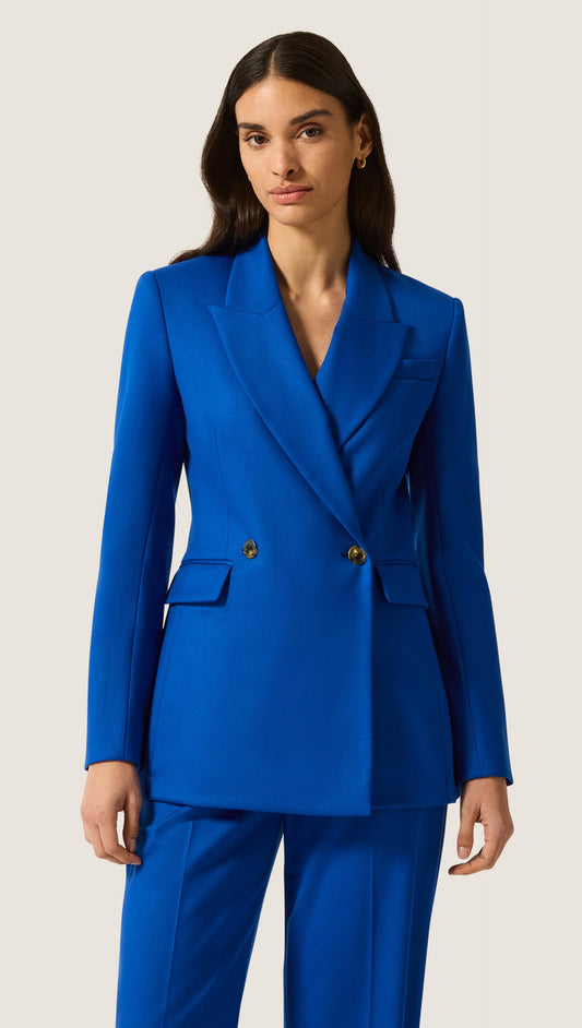 Cooper Blazer in Seasonless Wool | Azure